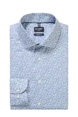Wehkamp Olymp comfort casual overhemd lichtblauw aanbieding