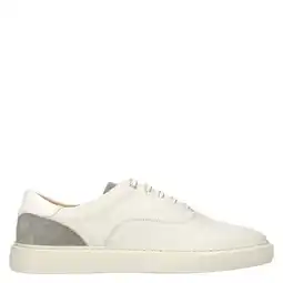 Wehkamp Manfield leren sneakers ecru aanbieding