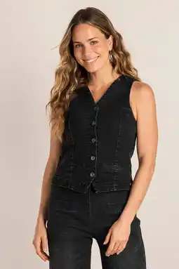 Wehkamp Ivy Beau gilet zwart aanbieding