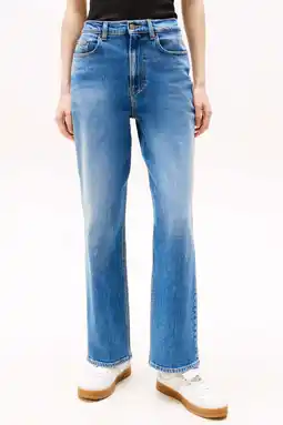 Wehkamp Tommy Jeans straight leg jeans medium blue denim aanbieding