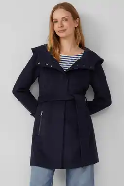 Wehkamp s.Oliver winterjas met wol marineblauw aanbieding