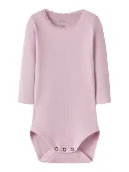 Wehkamp NAME IT BABY romper zachtroze aanbieding