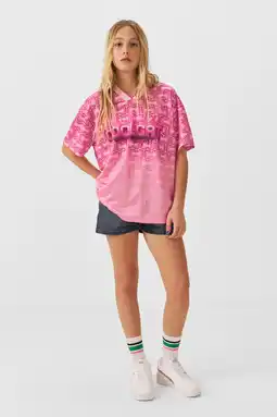 Wehkamp Coolcat football t-shirt Bailey roze aanbieding