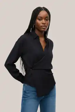 Wehkamp HYPEDROP blouse zwart aanbieding