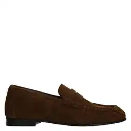 Wehkamp Manfield suède loafers bruin aanbieding