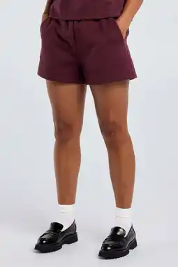 Wehkamp America Today sweatshort - donkerrood aanbieding