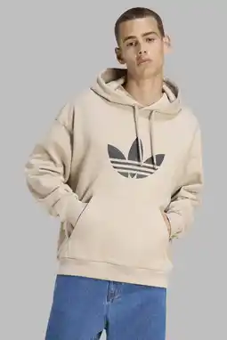 Wehkamp adidas Originals hoodie Trefoil beige aanbieding