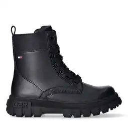 Wehkamp Tommy Hilfiger chunky veterboots zwart aanbieding