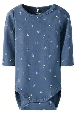 Wehkamp NAME IT BABY romper blauw aanbieding
