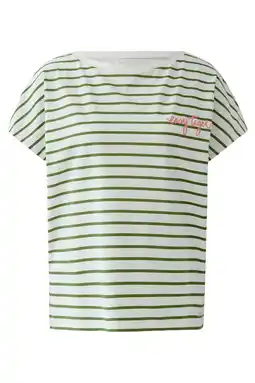 Wehkamp Miss Lagotte gestreepte top groen aanbieding