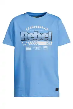 Wehkamp Orange Stars T-shirt lichtblauw aanbieding