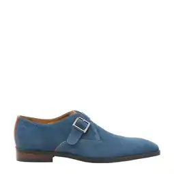 Wehkamp Van Lier Bregenz suède gespschoenen blauw aanbieding