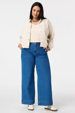 Wehkamp MS Mode jasje met lurex ecru aanbieding