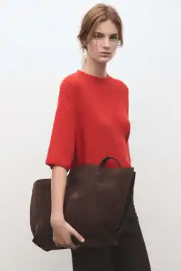 Wehkamp Mango gebreide trui rood aanbieding