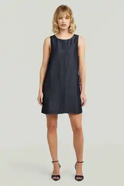 Wehkamp G-STAR spijkerjurk dark blue denim aanbieding