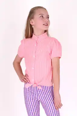 Wehkamp B.Nosy gestreepte blouse roze aanbieding