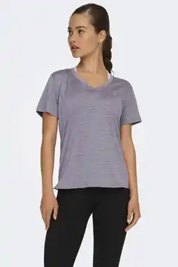 Wehkamp ONLY PLAY sportshirt ONPCORE lila aanbieding