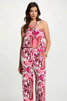 Wehkamp Morgan mouwloze top met paisley print ecru aanbieding