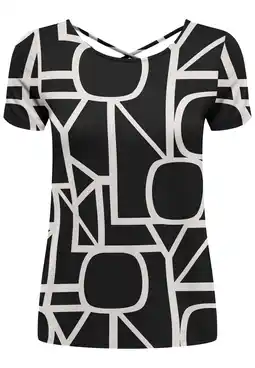 Wehkamp ONLY top zwart wit aanbieding