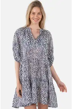 Wehkamp Barts strandjurk Adeliu blauw/wit aanbieding