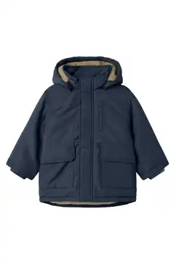 Wehkamp NAME IT MINI parka donkerblauw aanbieding