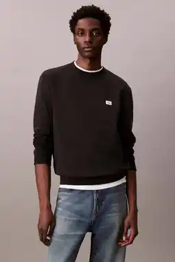 Wehkamp CALVIN KLEIN JEANS sweater zwart aanbieding