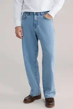 Wehkamp WE Fashion barrel jeans mid blue aanbieding