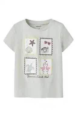 Wehkamp NAME IT MINI T-shirt lichtgroen aanbieding