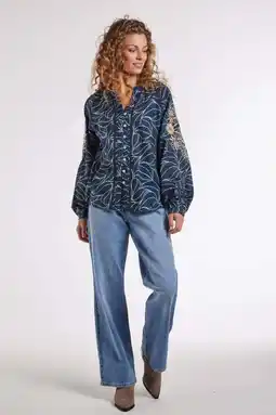 Wehkamp Didi blouse donkerblauw aanbieding