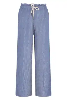 Wehkamp Like Flo straight casual broek lichtblauw aanbieding