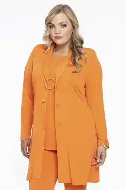 Wehkamp YOEK blazer van travelstof DOLCE oranje aanbieding