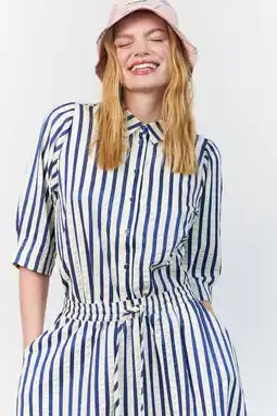Wehkamp Lollys Laundry gestreepte top blauw aanbieding
