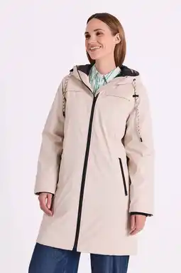 Wehkamp FREEQUENT imitatieleren regenjas aanbieding