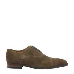 Wehkamp Van Lier suède veterschoenen cognac aanbieding
