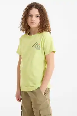 Wehkamp Me & My Monkey T-shirt met printopdruk limegroen aanbieding