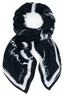 Wehkamp Desigual sjaal zwart aanbieding