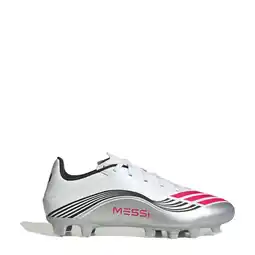 Wehkamp adidas Performance F50 Messi Club voetbalschoenen wit/rood/grijs aanbieding