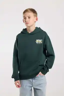 Wehkamp America Today hoodie groen aanbieding