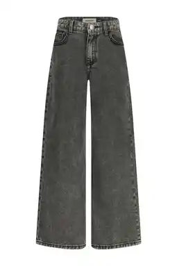 Wehkamp Raizzed highwaist wide leg jeans grey denim aanbieding
