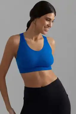 Wehkamp Dorina level 1 seamless sportbh Ninni blauw aanbieding