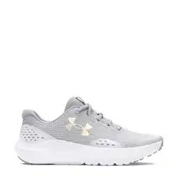 Wehkamp Under Armour GGS Surge 4 hardloopschoenen lichtgrijs/wit aanbieding