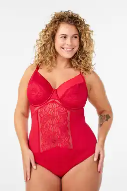 Wehkamp Zizzi body LIVA met beugel rood aanbieding
