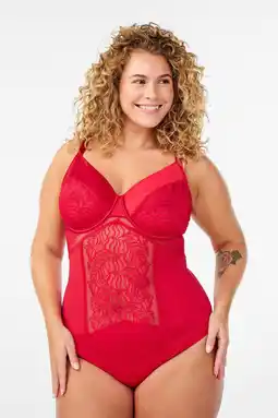 Wehkamp Zizzi body LIVA met beugel rood aanbieding