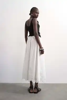 Wehkamp TOPSHOP maxi rok wit aanbieding