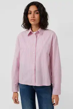 Wehkamp s.Oliver gestreepte blouse roze aanbieding