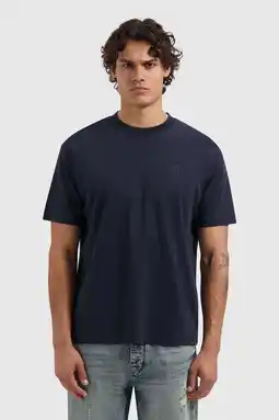 Wehkamp Pure Path oversized T-shirt donkerblauw aanbieding