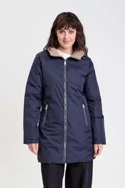 Wehkamp Cache Cache reversible jas donkerblauw/ beige aanbieding