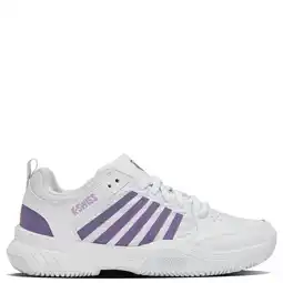 Wehkamp K-Swiss Court Express 2 Clay tennisschoenen wit/paars aanbieding