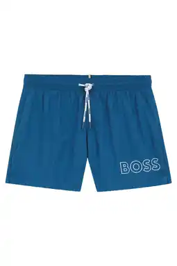Wehkamp BOSS zwemshort Mooneye blauw aanbieding