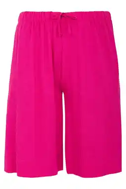 Wehkamp YOEK straight highwaist bermuda short roze aanbieding